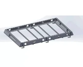 Hammerhead Armor 85 Inch Roof Rack Double Rack Black Steel