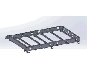 Hammerhead Armor 77 Inch Roof Rack Long Black Steel