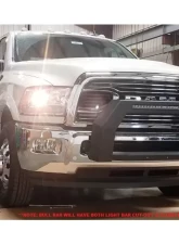 Hammerhead Armor RAM Bumper Bull Bar With Flush Mount Led Lights For 10-14 RAM 2500-3500 Wrinkle Black                                     - 600-56-0646 - Image 3