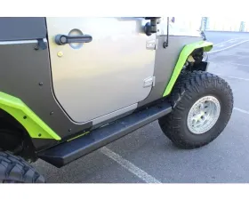 Hammerhead Armor Jeep JK Rock Rails Set For 07-18 Wrangler JK 2 Door Black