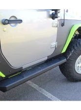 Hammerhead Armor Jeep JK Rock Rails Set For 07-18 Wrangler JK 2 Door Black                                     - 600-56-0649 - Image 2