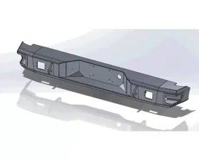 Hammerhead Armor Suburban/Tahoe/Sierra Yukon Rear Bumper Flush Mount 92-99 Suburban/Tahoe/Yukon