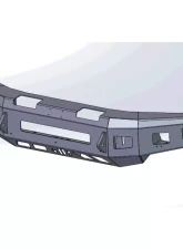 Hammerhead Armor Low Profile Front Black Bumper (Non-Winch) Ford F-250 | F-350 | F-450 | F-550 2017-2021                                     - 600-56-0670 - Image 3