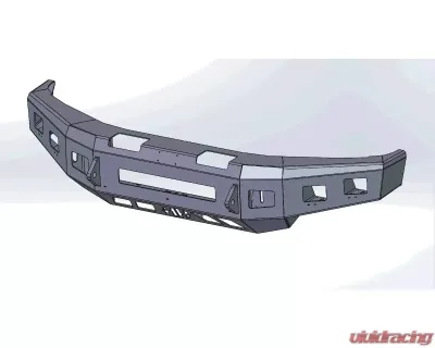 Hammerhead Armor Low Profile Front Black Bumper (Non-Winch) Ford F-250 | F-350 | F-450 | F-550 2017-2021 - 600-56-0670