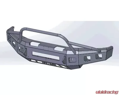 Hammerhead Armor Low Profile Pre-Runner Front Black Bumper (Non-Winch) Ford F-250 | F-350 | F-450 | F-550 2017-2021 - 600-56-0671