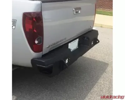 Hammerhead Armor Colorado Rear Bumper Flush Mount For 03-12 Colorado Black Steel - 600-56-0682