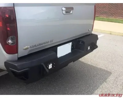 Hammerhead Armor Colorado Rear Bumper Flush Mount For 03-12 Colorado Black Steel - 600-56-0682