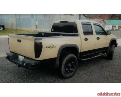 Hammerhead Armor Colorado Rear Bumper Flush Mount For 03-12 Colorado Black Steel - 600-56-0682