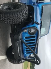 Hammerhead Armor Jeep JK Front Winch Bumper Minimalist Full Brushguard Stinger For 07-18 Wrangler JK Black Steel                                     - 600-56-0685 - Image 2