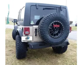 Hammerhead Armor Jeep JK Minimalist Rear Bumper For 07-18 Wrangler JK Black