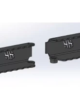 Hammerhead Armor Jeep TJ Foot Pegs For 97-06 Wrangler TJ Black Steel Sold Each                                     - 600-56-0703 - Image 2