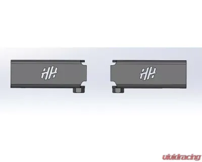 Hammerhead Armor Jeep TJ Foot Pegs For 97-06 Wrangler TJ Black Steel Sold Each - 600-56-0703