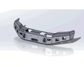Hammerhead Armor F-150 Front Winch Bumper No Brushguard For 18-Pres Ford F-150 Black Steel