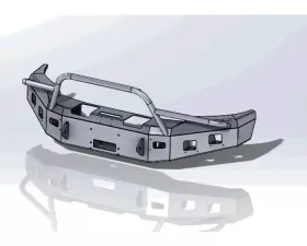 Hammerhead Armor F-150 Front Winch Bumper Pre Runner For 18-Pres Ford F-150 Black Steel
