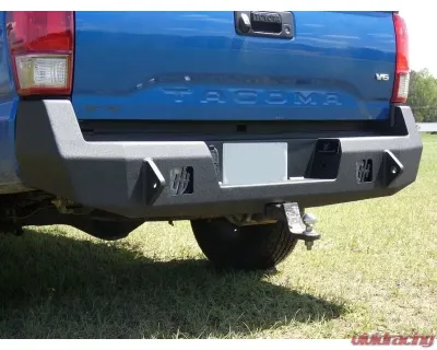 Hammerhead Armor Tacoma Rear Bumper For 16-18 Tacoma Black Steel - 600-56-0731