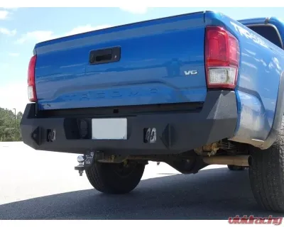 Hammerhead Armor Tacoma Rear Bumper For 16-18 Tacoma Black Steel - 600-56-0731