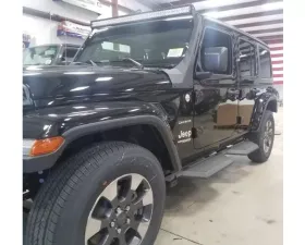 Hammerhead Armor Jeep JL Running Boards 18-Pres Wrangler JL 4 Door Wrinkle Black X Series
