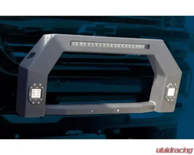 Hammerhead Armor RAM Bumper Bull Bar With Flush Mount Led Lights For 15-18 RAM 2500-3500 Wrinkle Black - 600-56-0742