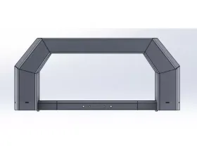 Hammerhead Armor RAM Bumper Bull Bar For 15-18 RAM 2500-3500 Wrinkle Black