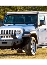 Hammerhead Armor Jeep JL Stubby Front Winch Bumper Pre Runner X Series 18-Pres Wranlger JL Black Steel                                     - 600-56-0757 - Image 5