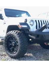 Hammerhead Armor Jeep JL Stubby Front Winch Bumper Pre Runner X Series 18-Pres Wranlger JL Black Steel                                     - 600-56-0757 - Image 3