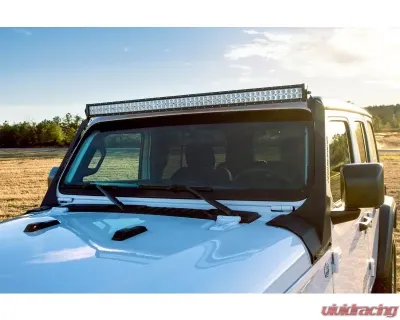 Hammerhead Armor Jeep JL A-Pillar 50 Inch Light Bar Mounts For 18-Pres Wrangler JL Black Steel - 600-56-0760