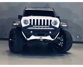 Hammerhead Armor Jeep JL Stubby Front Winch Bumper Pre Runner For For 18-Pres Wrangler JL Ravager Series