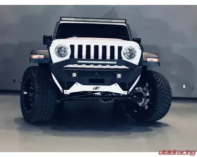 Hammerhead Armor Jeep JL Stubby Front Winch Bumper Pre Runner For For 18-Pres Wrangler JL Ravager Series - 600-56-0774