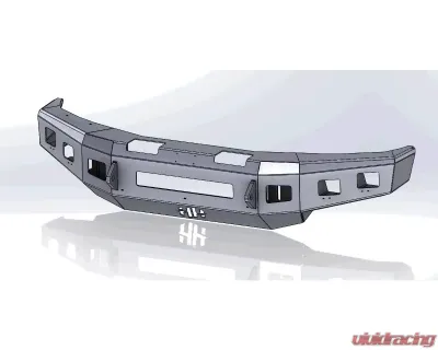 Hammerhead Armor Low Profile Front Black Bumper (Non-Winch) Ford F-250 | F-350 | F-450 | F-550 2008-2010 - 600-56-0789