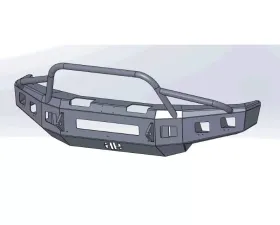 Hammerhead Armor Low Profile Pre-Runner Front Black Bumper (Non-Winch) Ford F-250 | F-350 | F-450 | F-550 2008-2010
