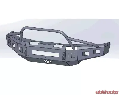 Hammerhead Armor Low Profile Pre-Runner Front Black Bumper (Non-Winch) Ford F-250 | F-350 | F-450 | F-550 2008-2010 - 600-56-0790