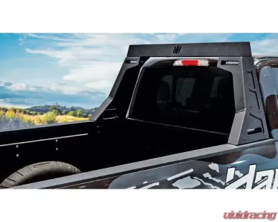 Hammerhead Armor F-250-350 Headache Rack For 17-18 Ford F250-F-550 Black Steel - 600-56-0798