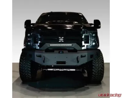 Hammerhead Armor Ford F-250-F-550 Front Winch Bumper Prerunner For 17-20 Ford F-250-F-550 Black Steel - 600-56-0812