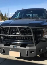 Hammerhead Armor F-150 Front Winch Bumper Full Brushguard For 18-Pres Ford F-150 Black Steel X-Series                                     - 600-56-0814 - Image 2