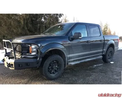 Hammerhead Armor F-150 Front Winch Bumper Full Brushguard For 18-Pres Ford F-150 Black Steel X-Series - 600-56-0814