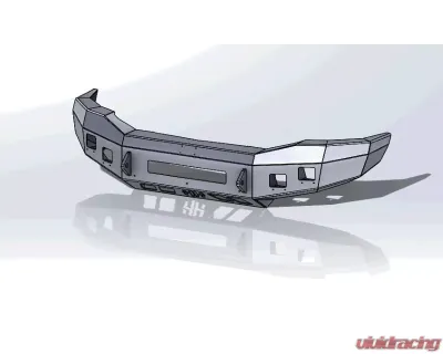 Hammerhead Armor Low Profile Front Black Bumper (Non-Winch) Dodge Ram 2500 | 3500 | 4500 | 5500 2006-2009 - 600-56-0820