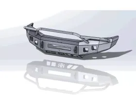 Hammerhead Armor Low Profile Pre-Runner Front Black Bumper (Non-Winch) Dodge Ram 2500 | 3500 | 4500 | 5500 2006-2009