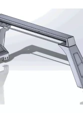 Hammerhead Armor Silverado/Sierra Headache Rack For 15-20 Silverado/Sierra 2500-3500 Black Steel                                     - 600-56-0824 - Image 3