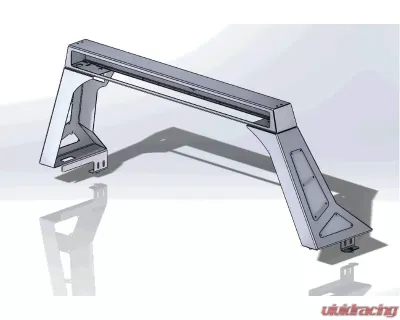 Hammerhead Armor Silverado/Sierra Headache Rack For 15-20 Silverado/Sierra 2500-3500 Black Steel - 600-56-0824