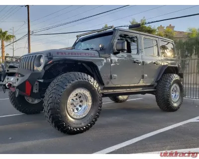 Hammerhead Armor Jeep JL Rear Fender Flares For 18-Pres Wrangler JL Black Steel Steel Ravager Series - 600-56-0827