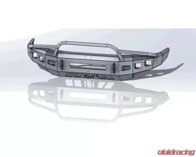 Hammerhead Armor Low Profile Pre-Runner Front Black Bumper (Non-Winch) Nissan Titan XD 2016-2021 - 600-56-0833