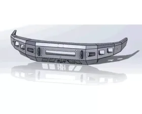 Hammerhead Armor Low Profile No Bull Bar Front Black Bumper (Non-Winch) Nissan Titan XD 2016-2021