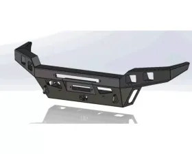 Hammerhead Armor Low Profile Front Black Bumper (Non-Winch) Toyota Tacoma 2016-2020
