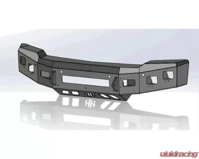 Hammerhead Armor Low Profile No Bull Guard Front Black Bumper (Non-Winch) Chevrolet Silverado 1500 2019-2020 - 600-56-0844