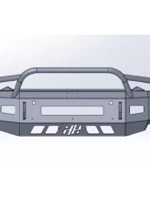 Hammerhead Armor Low Profile Pre-Runner Front Black Bumper (Non-Winch) Ram 1500 2019-2021                                     - 600-56-0851 - Image 2