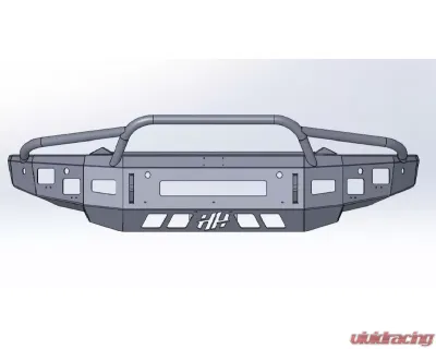 Hammerhead Armor Low Profile Pre-Runner Front Black Bumper (Non-Winch) Ram 1500 2019-2021 - 600-56-0851