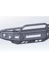 Hammerhead Armor Low Profile Pre-Runner Front Black Bumper (Non-Winch) Ram 1500 2019-2021                                     - 600-56-0851 - Image 2