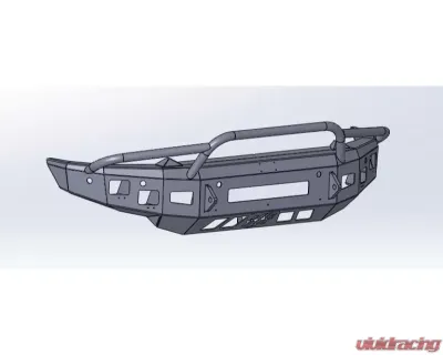 Hammerhead Armor Low Profile Pre-Runner Front Black Bumper (Non-Winch) Ram 1500 2019-2021 - 600-56-0851