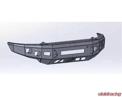 Hammerhead Armor Low Profile Front Black Bumper (Non-Winch) Ram 1500 2019-2021 - 600-56-0852
