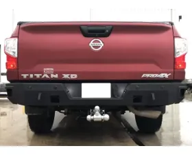 Hammerhead Armor Titan XD Rear Bumper With Sensors For 16-20 Titan XD Black Steel